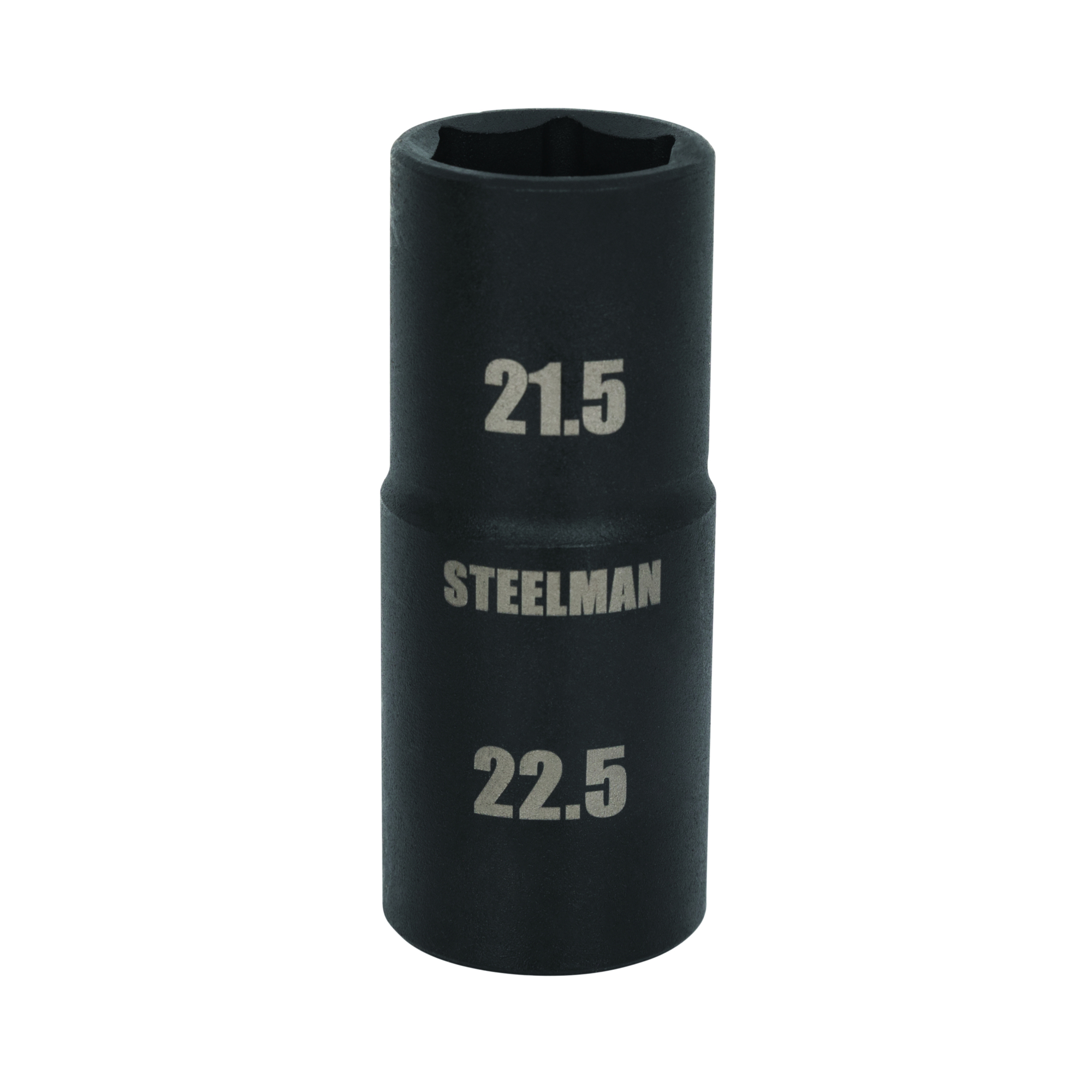 STEELMAN 1/2-Inch Drive 6-Point Thin Wall 21.5mm x 22.5mm Impact Flip Socket, Model# 60187